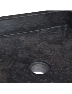Lavandino Nero 40x40x10 cm in Marmo