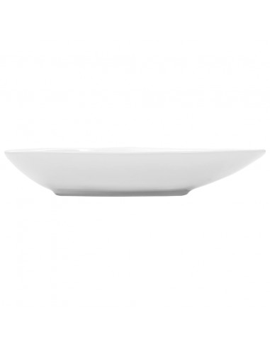 Lavandino Triangolare in Ceramica Bianco 645x455x115 mm