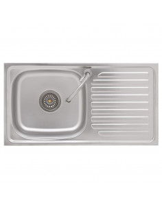 Lavello da Campeggio Vasca Singola con Rubinetto Acciaio Inox