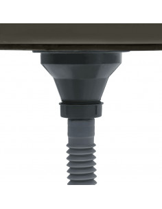 Lavello da Cucina Artigianale Nero in Acciaio Inox