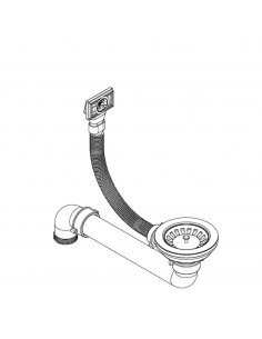 Lavello da Cucina in Granito Vasca Singola Beige