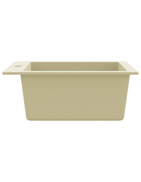 Lavello da Cucina in Granito Vasca Singola Beige