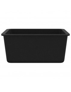 Lavello da Cucina in Granito Vasca Singola Nero