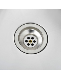 Lavello da Cucina Lavorato a Mano in Acciaio Inox