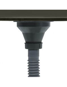 Lavello da Cucina Lavorato a Mano Nero Acciaio Inox