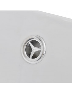 Lavello Ovale in Ceramica di Lusso con Troppopieno 59 x 38,5 cm