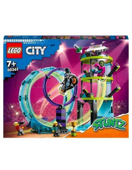 LEGO CITY STUNTZ STUNT RIDERS SFIDA IMPOSSIBILE SET 3 IN 1 CON MINIFIGURE