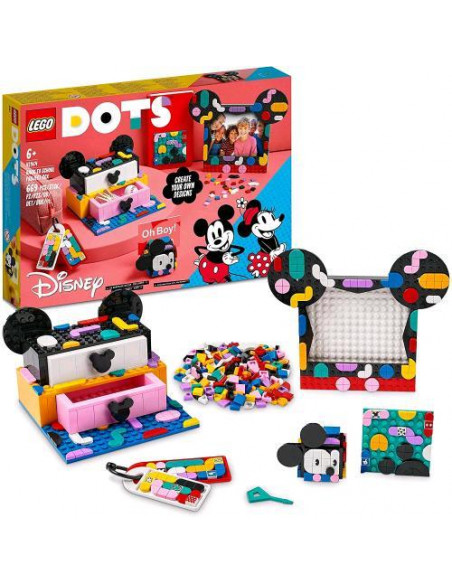 LEGO DOTS IL KIT BACK TO SCHOOL DI TOPOLINO E MINNIE SET 6 IN 1