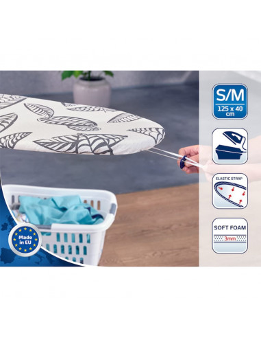 Leifheit Fodera per Asse da Stiro Perfect Steam S/M 125x40 cm