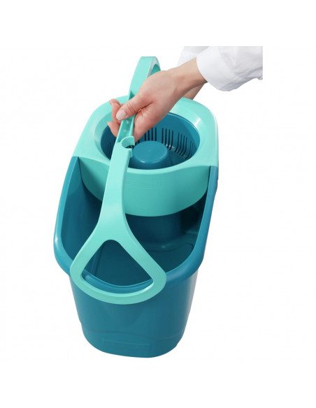 Leifheit Set Mocio per Pavimenti a Disco Clean Twist Ergo Mobile