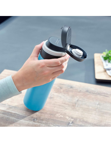 Leifheit Thermos Flip 600 ml Blu Acqua