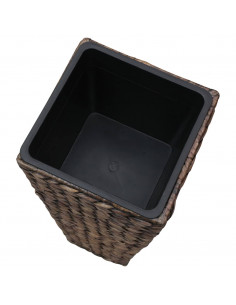 Letti Rialzati da Giardino 3 pz in Giacinto Marrone Scuro