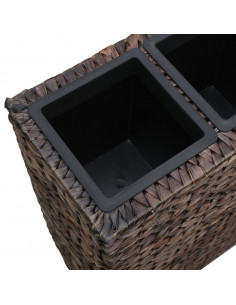 Letti Rialzati da Giardino con 4 Vasi in Giacinto Marrone