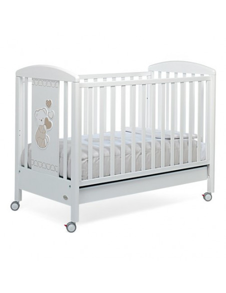 Lettino Foppapedretti 176474 DOLCECUORE 500 Bianco Bianco