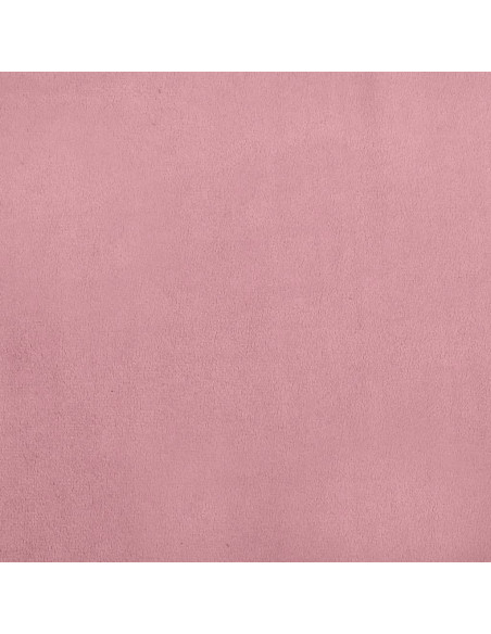 Lettino per Cani Rosa 70x48x22 cm in Velluto