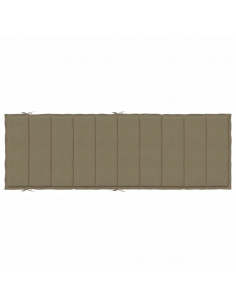 Cuscino per Lettino Prendisole Tortora Mélange 186x58x4cm