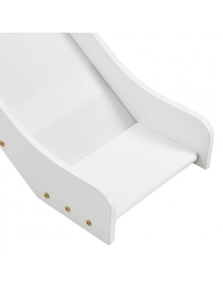 Letto a Castello per Bambini Scivolo e Scala in Pino 97x208cm