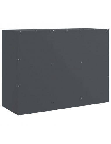 Credenza Antracite 99x39x73 cm in Acciaio