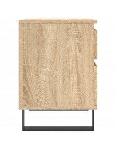 Comodino Rovere Sonoma 40x35x50 cm in Legno Multistrato 2