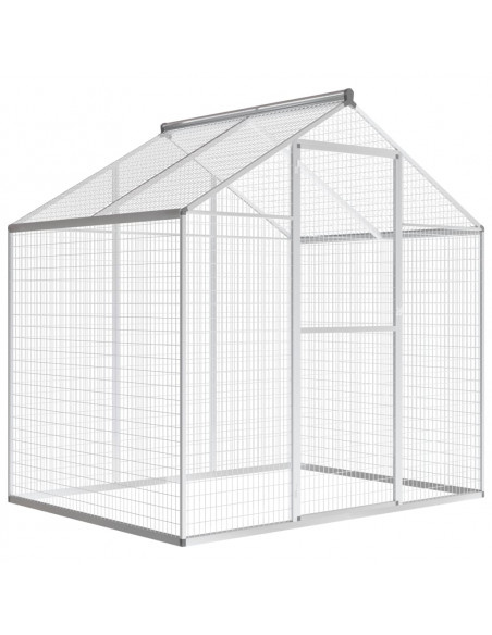 Voliera da Giardino in Alluminio 178x122x194 cm