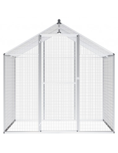 Voliera da Giardino in Alluminio 178x122x194 cm