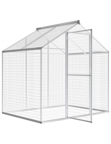 Voliera da Giardino in Alluminio 178x122x194 cm