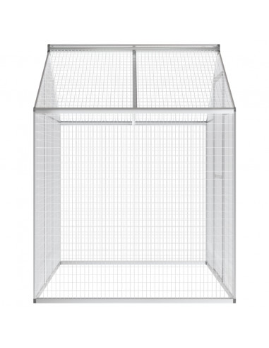 Voliera da Giardino in Alluminio 178x122x194 cm