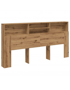 Testiera Contenitore Rovere Artigianale 200x19x103,5 Truciolato 2