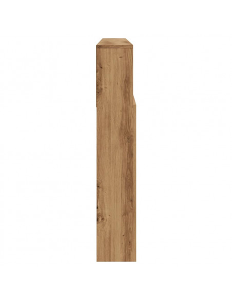Testiera Contenitore Rovere Artigianale 200x19x103,5 Truciolato