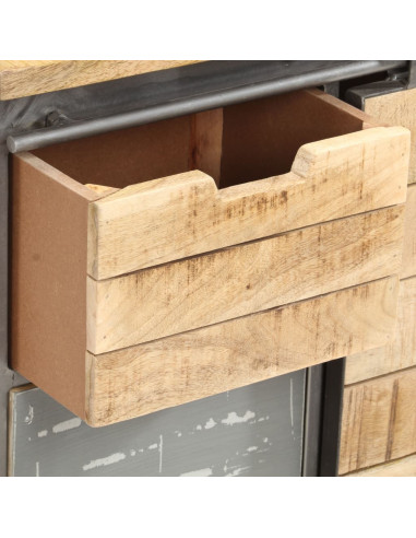 Credenza 60x30x70 cm in Legno Massello di Mango