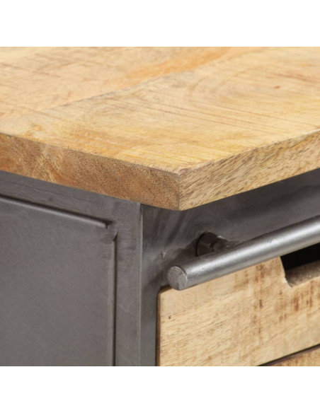 Credenza 60x30x70 cm in Legno Massello di Mango