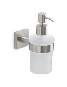 Dosa sapone parete Gedy FJ81 38 FUJI Silver Spazzolato