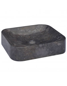 Lavandino Nero 40x40x10 cm in Marmo 2