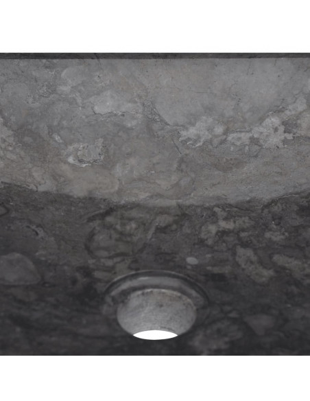 Lavandino Nero 40x40x10 cm in Marmo