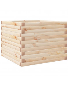 Fioriera da Giardino 60x60x45,5 cm in Legno Massello di Pino 2