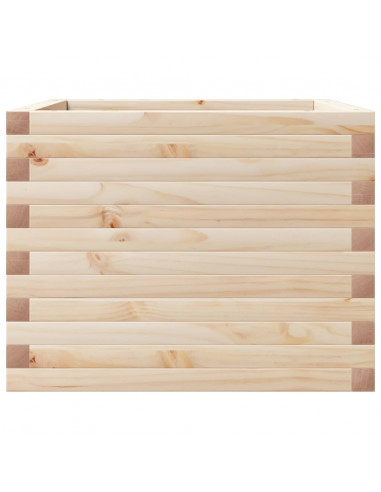 Fioriera da Giardino 60x60x45,5 cm in Legno Massello di Pino