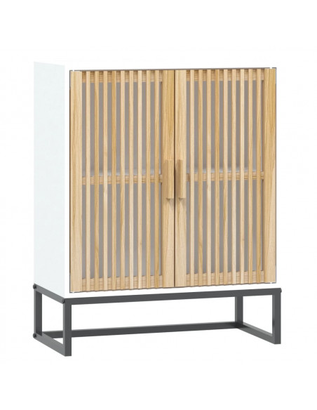 Credenza Bianca 60x30x75 cm in Legno Multistrato