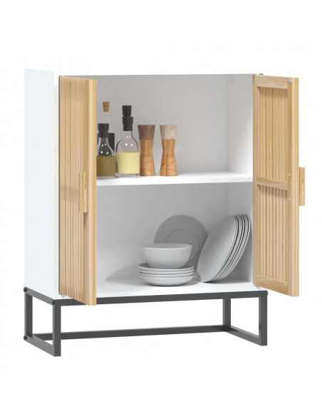 Credenza Bianca 60x30x75 cm in Legno Multistrato