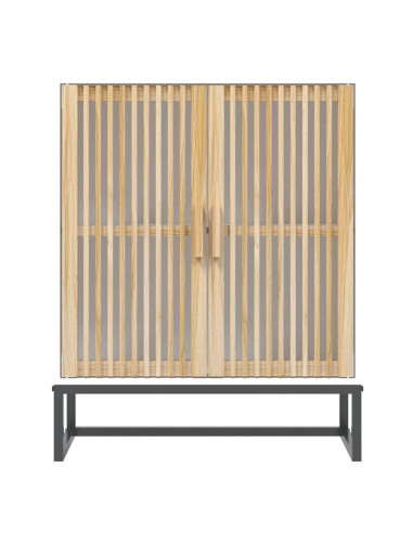 Credenza Bianca 60x30x75 cm in Legno Multistrato