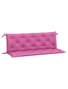 Cuscini per Panca da Giardino 2 pz Rosa 150x50x7 cm in Tessuto 2