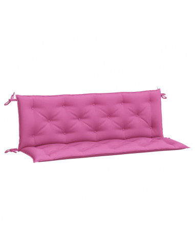 Cuscini per Panca da Giardino 2 pz Rosa 150x50x7 cm in Tessuto