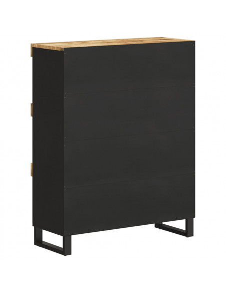 Credenza 85x33x107 cm in Legno Massello di Mango