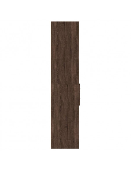 Credenza Rovere Marrone 45x42,5x185 cm in Legno Multistrato