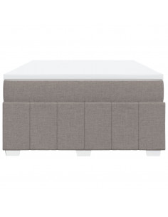 Giroletto a Molle con Materasso Tortora 160x200 cm in Tessuto 2