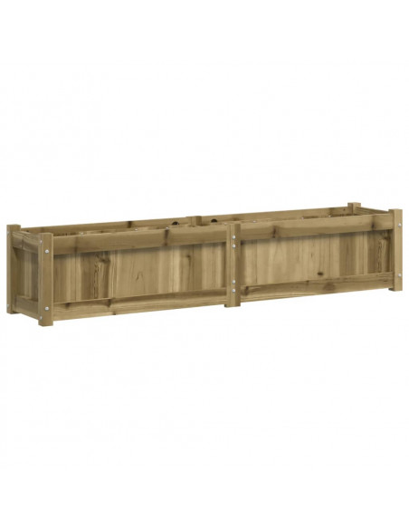 Fioriera da Giardino 150x31x31 cm in Legno di Pino Impregnato