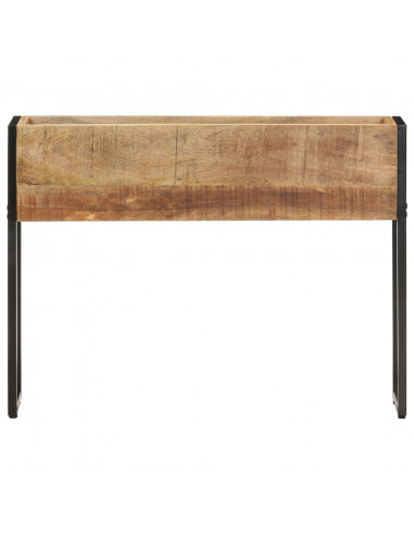 Fioriera 90x20x68 cm in Legno di Mango Grezzo