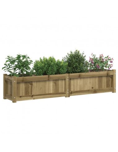 Fioriera da Giardino 150x31x31 cm in Legno di Pino Impregnato