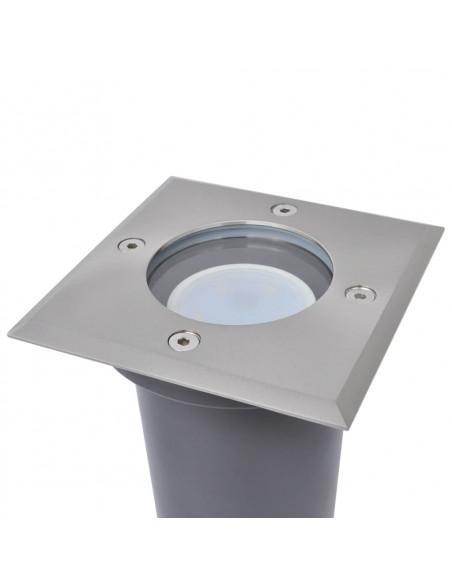Faretti Carrabili da Esterno a LED 3 pz Quadrati