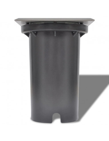 Faretti Carrabili da Esterno a LED 3 pz Quadrati