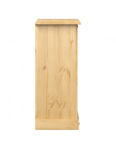 Cassettiera Corona 92x48x114 cm in Legno Massello di Pino